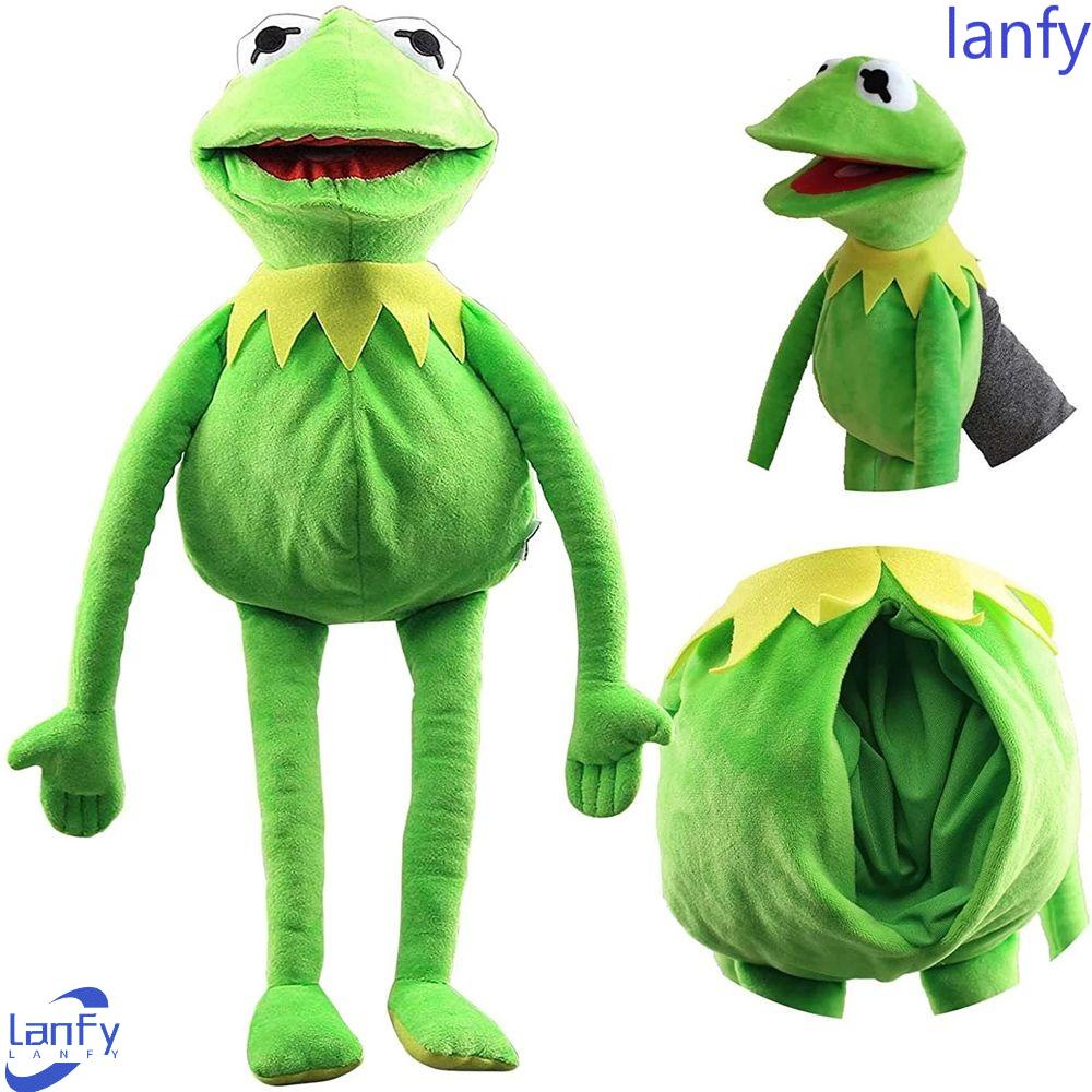 Lanfy Kodok Mainan Mewah Hewan Wayang Tangan Lembut Sesame-Street16 /40/60CM The Muppet Show