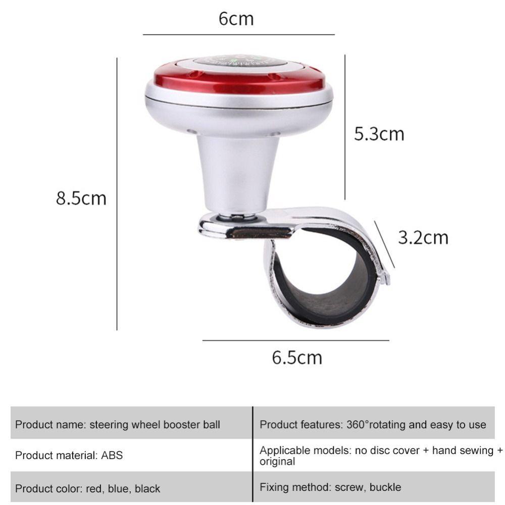 POPULAR Knop Setir Mobil Universal Dengan Handle Kontrol Mobil Kompas