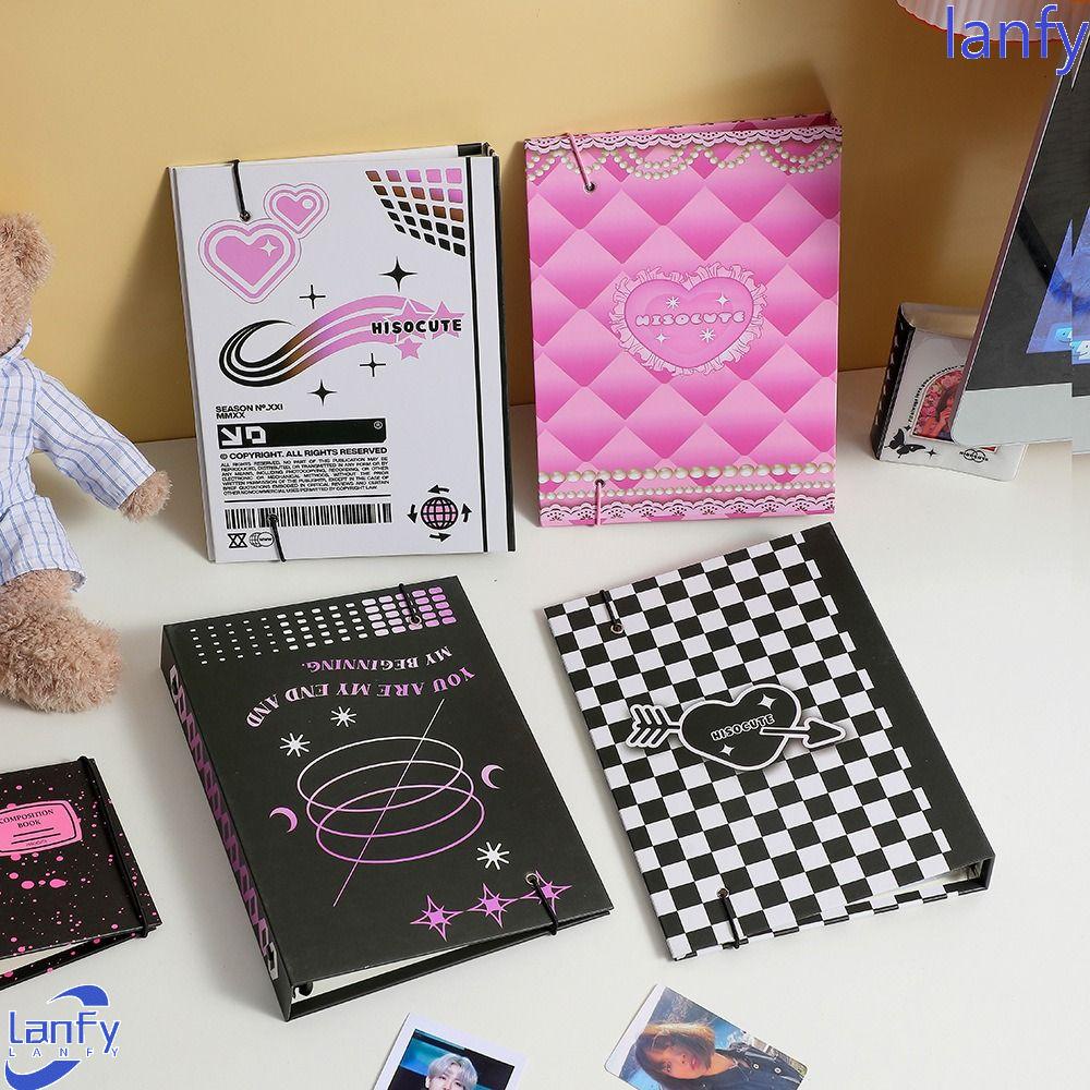 Lanfy Photocard Collect Book Fashion Stationery Jounral Cover Notebook A5 Binder Chasing Stars Card Holder