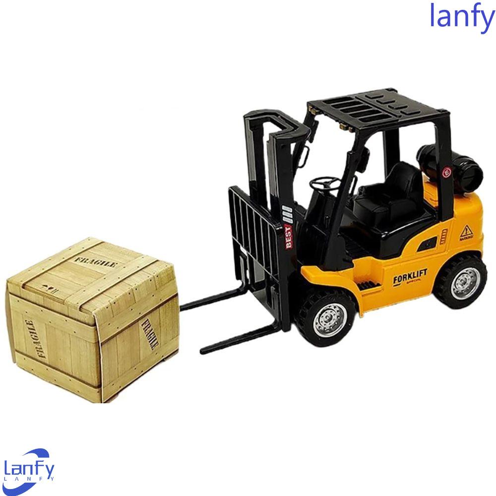 Lanfy Forklift Gesekan Mainan Hadiah Ulang Tahun Hadiah Mini Edukasi Mobil Kendaraan Set Mobil Main Mainan Mainan Kendaraan Konstruksi Kendaraan