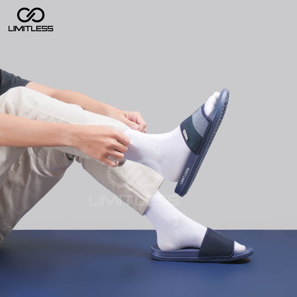 Zerolimit - Sandal Pria Slide Slip On Sendal Anti Licin Ringan Selop Terbaru Sendal Cowok Slide Casual Santai Terbaru Viral