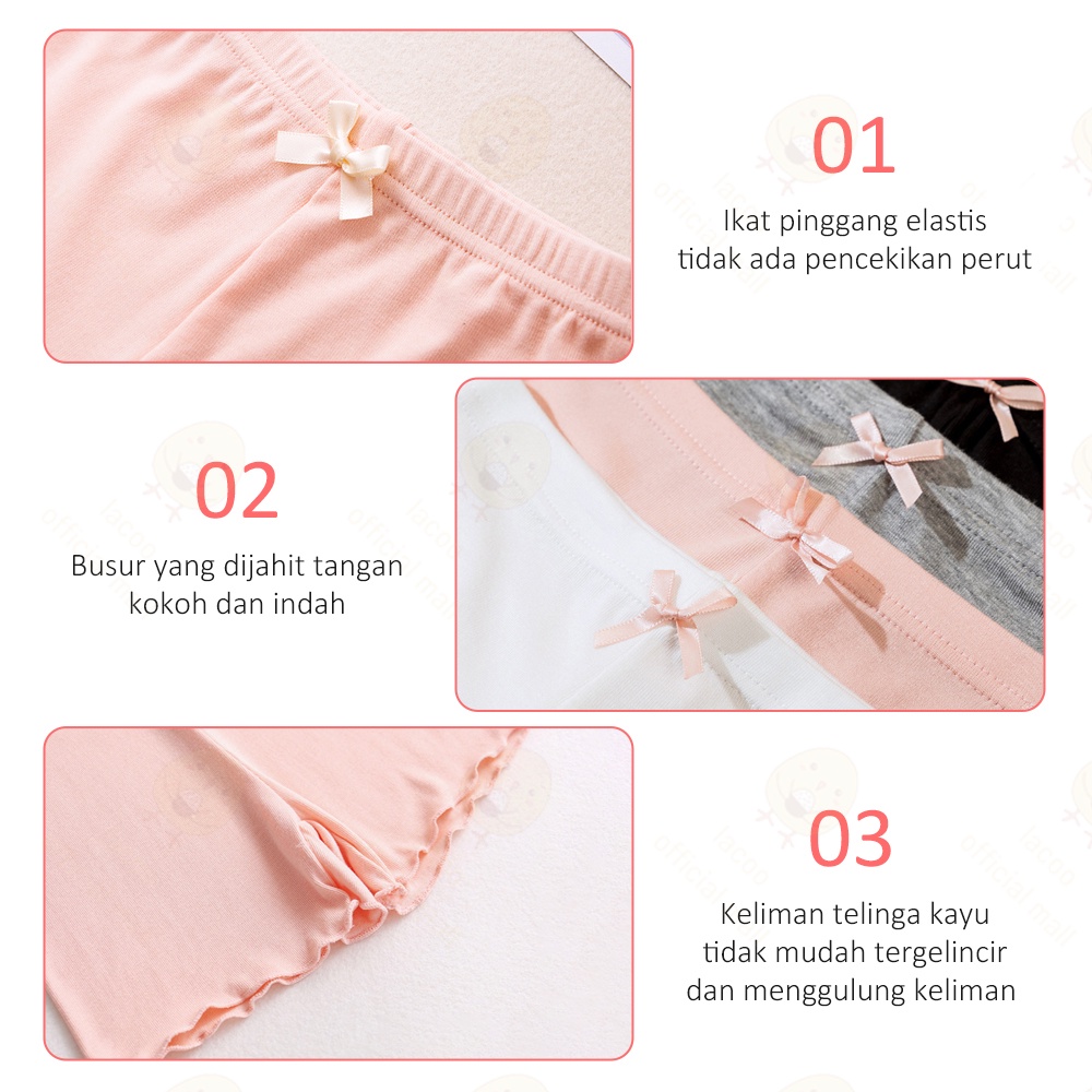 Lacoo Celana dalam anak perempuan import Short pants panties anak model ruffle