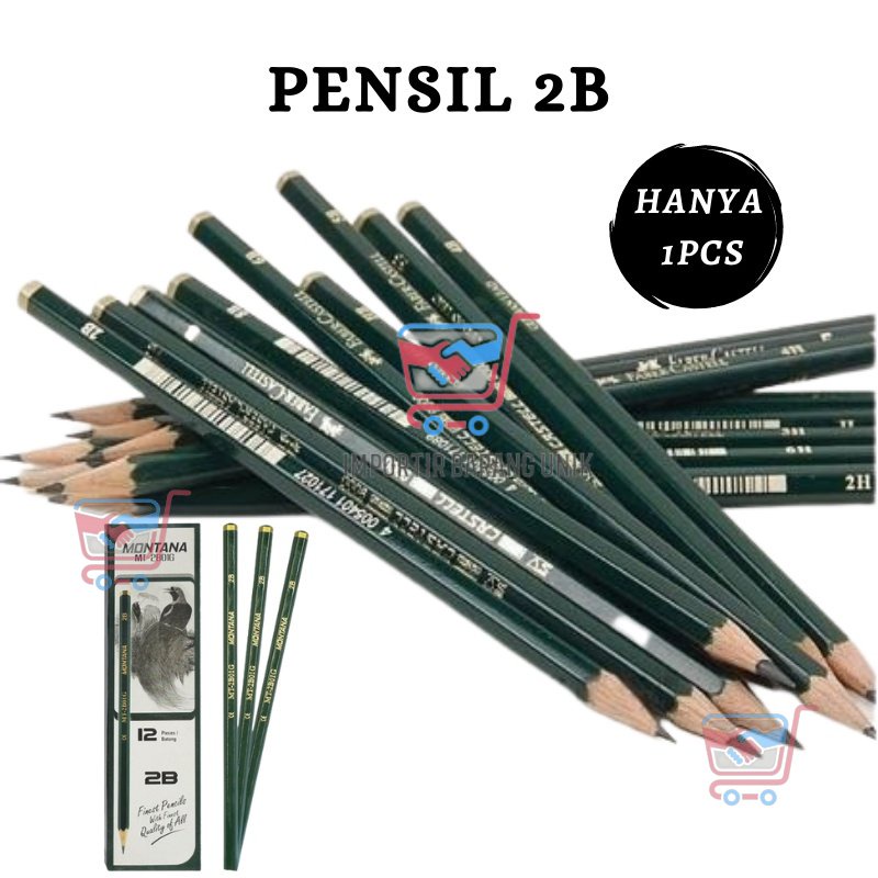 

IMB -F215- PENSIL 2B 1PCS PENSIL HIJAU - PENSIL M2000