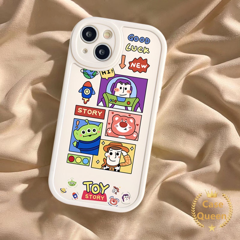 Casing Manyo Kartun Untuk Oppo A96 A17K A17 A95 A55 A1K A16K A57 A78 A12 A15 A76 A16s A16 A54 A58 A7 A5 A9 A3S A77s A16E A31 A5s A74 Reno 8T 5F 5Z 5 7Z 8mainan Lucu Cerita Soft Cover