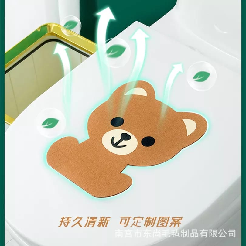 1234OS - Sticker Toilet Closet / Sticker Penghilang Bau / Lemari &amp; Toilet Closet Animal.