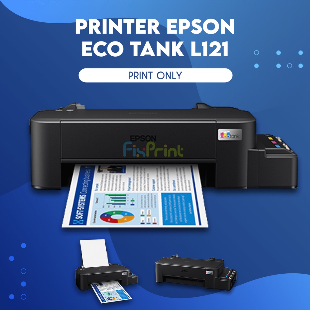 PRINTER EPSON L120 Hitam Print Warna Infus Modif Ink Tank Pabrik RESMI Print Foto Photo Pengganti Epson L120