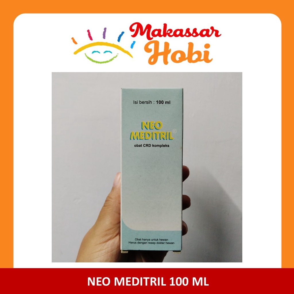 Neo Meditril 100 ml Obat untuk Bakteri Flu Snot CRD Korisa Ayam Burung