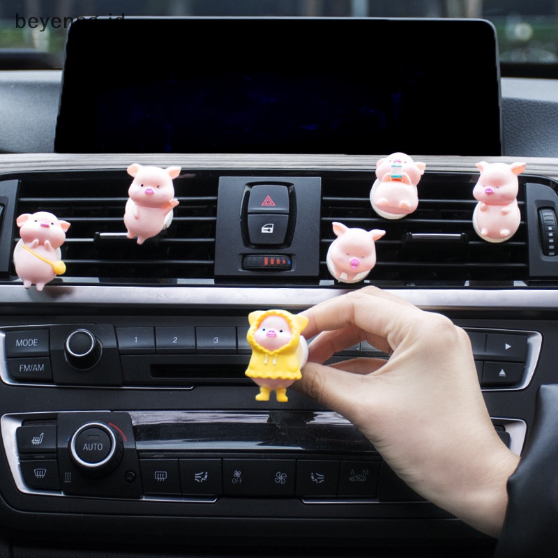 Beyen Cute Pig Pengharum Ruangan Mobil Ac Outlet Dekorasi Interior Mobil Klip Clip Aksesoris ID