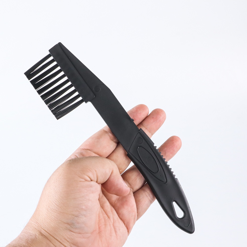 Sikat Pembersih Rantai Sepeda Bicycle Chain Cleaning Brush - YQ012 - Black