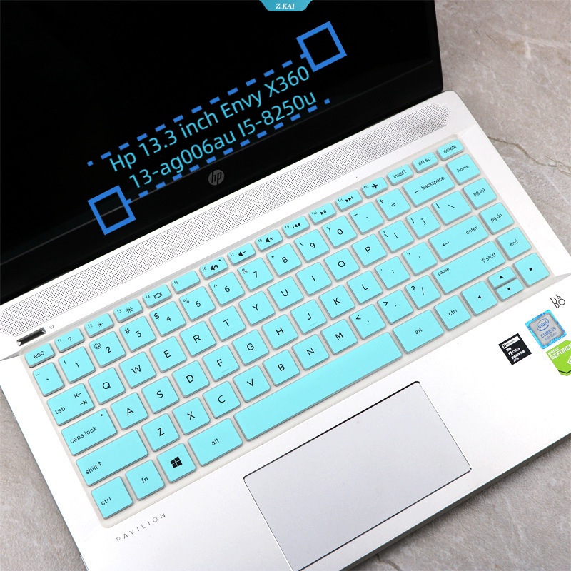 Keyboard Laptop Tahan Air Kualitas Tinggi TPU Film Pelindung Untuk Hp 13.3 Inch Envy X360 13-ag006au I5-8250u Keyboard Silicone Cover Pelindung Film Tahan Debu [ZK]