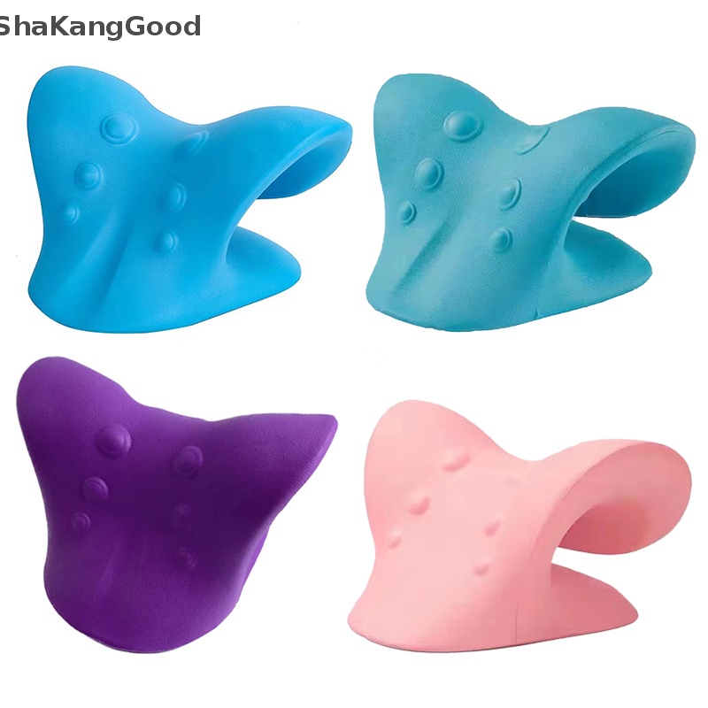 Skid Neck Shoulder Stretcher Relr Cervical Chiropractic Traction Device Bantal SKK