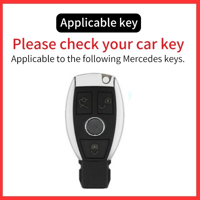Benz Case Kunci Mobil Untuk Mercedes Benz CLA GLA GLK AMG GLC C C200 B200 S C E Class W213 Key Case Cover Aksesoris Styling Mobil