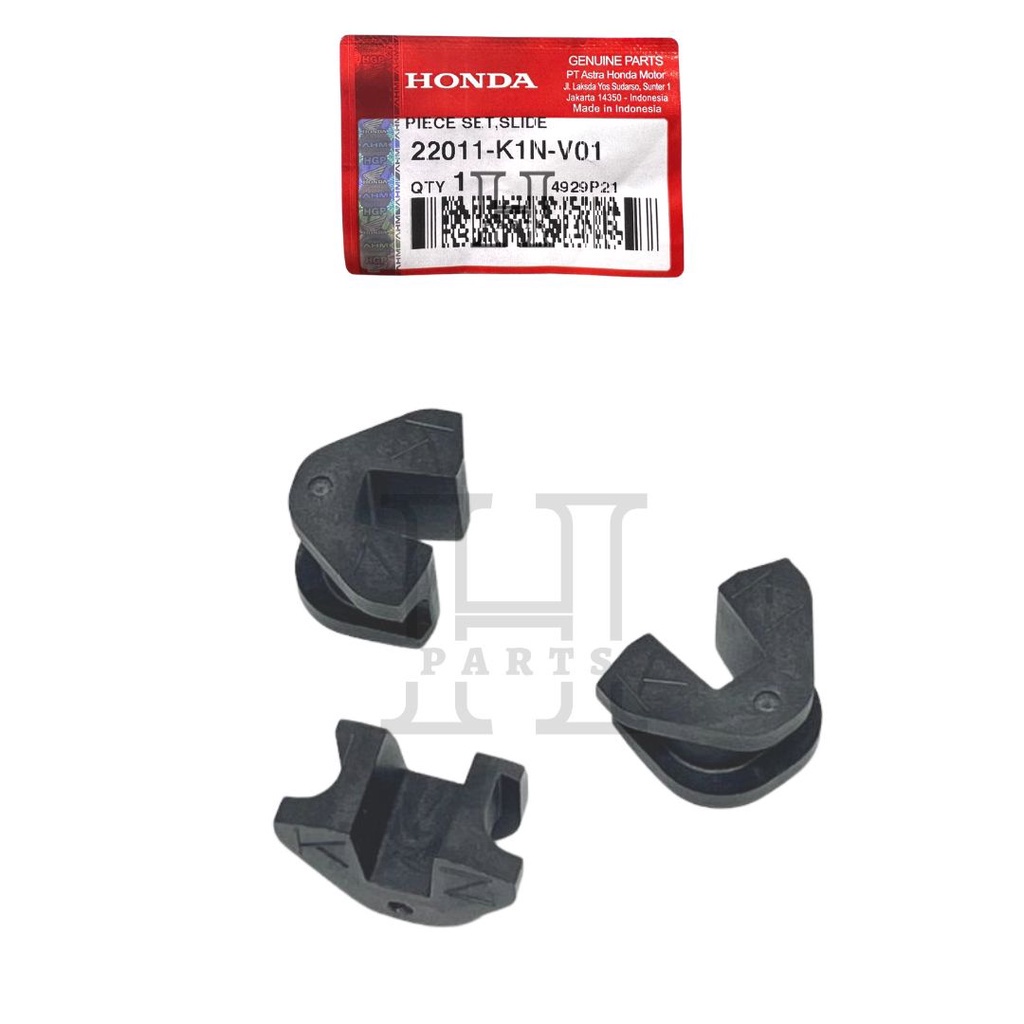 PIECE SET SLIDE SLIDER KARET KUKU MACAN PIRINGAN RUMAH ROLLER VARIO K2S PCX K1Z ADV 160 22011-K1N-V01 ASLI ORIGINAL AHM HGP HONDA