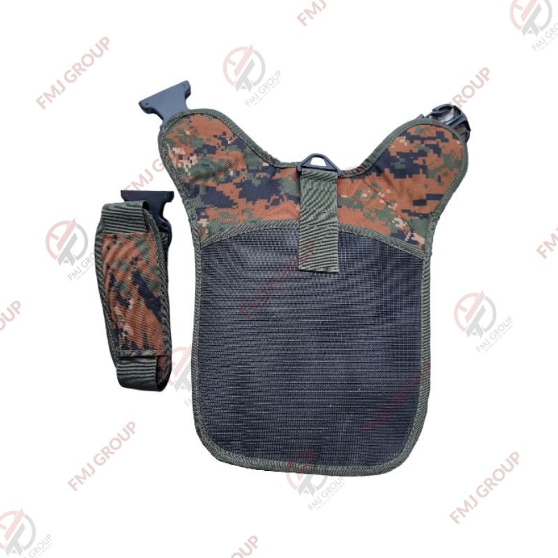 FMJ GROUP Sling Bag Tas Selempang 803 Mini Black, Green Army Cordura Local Product