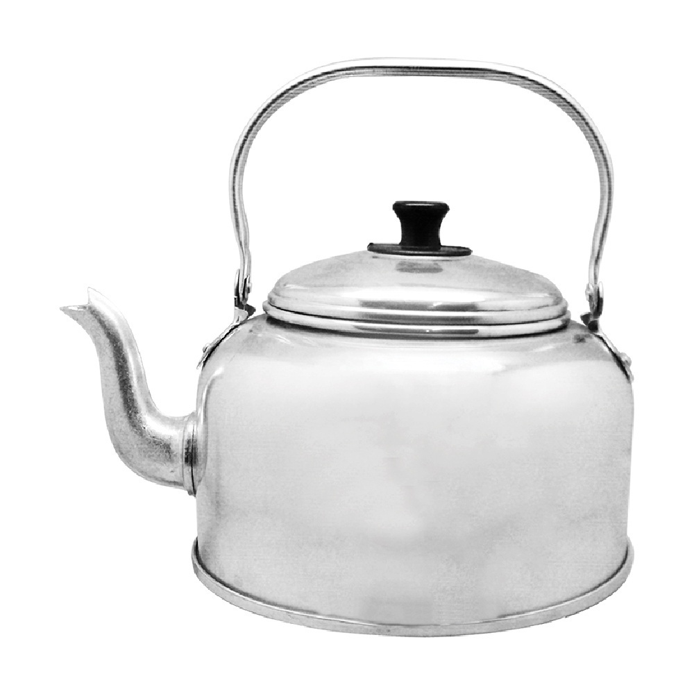 Teko Ceret Air Aluminium Silver / Teko Jawa Jadul / Kettle Cor Alumunium