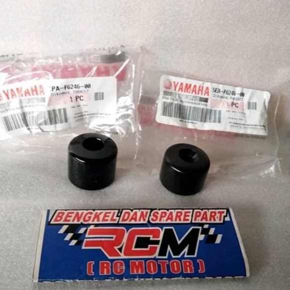 5ER-F6246-00 END GRIP JALU STANG BANDUL BALANCER VEGA R VIXION OLD ORI ORIGINAL YAMAHA YGP ASLI