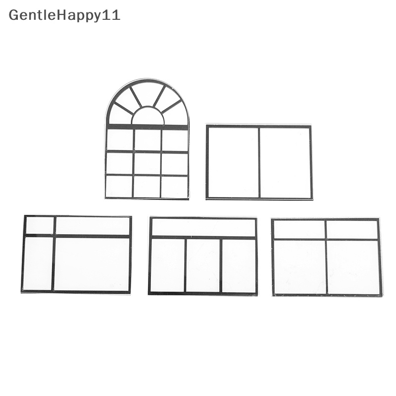 Gentlehappy 1: 12rumah Boneka Miniatur Jendela Model Aksesoris Furniture Rumah Boneka id