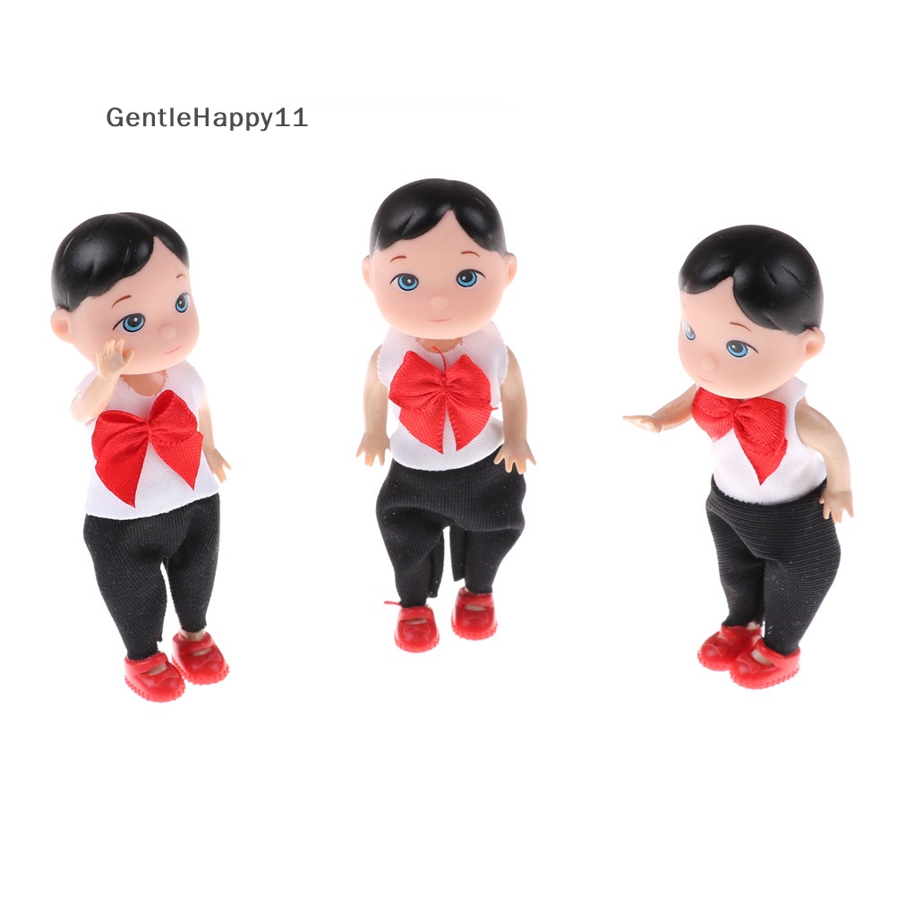 Gentlehappy Kid 10cm Mainan Boneka Fashion Untuk Barbie baby boy son dolls Mainan Kecil Super Lucu id