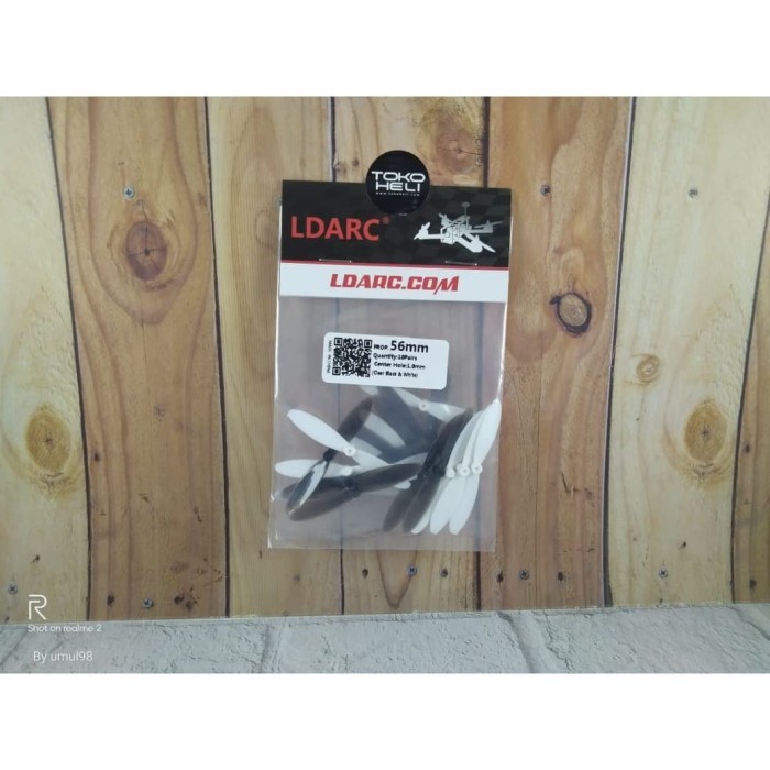 10 Pair Kingkong 56mm 1mm Shaft LDRAC 2 Blade Propeller