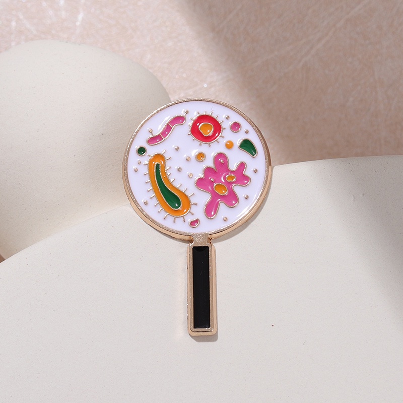 Kartun Mikroskop Enamel Pin Microbiology Paramecium Bros Kerah Lencana Lucu Sains Perhiasan Hadiah Untuk Siswa Teman