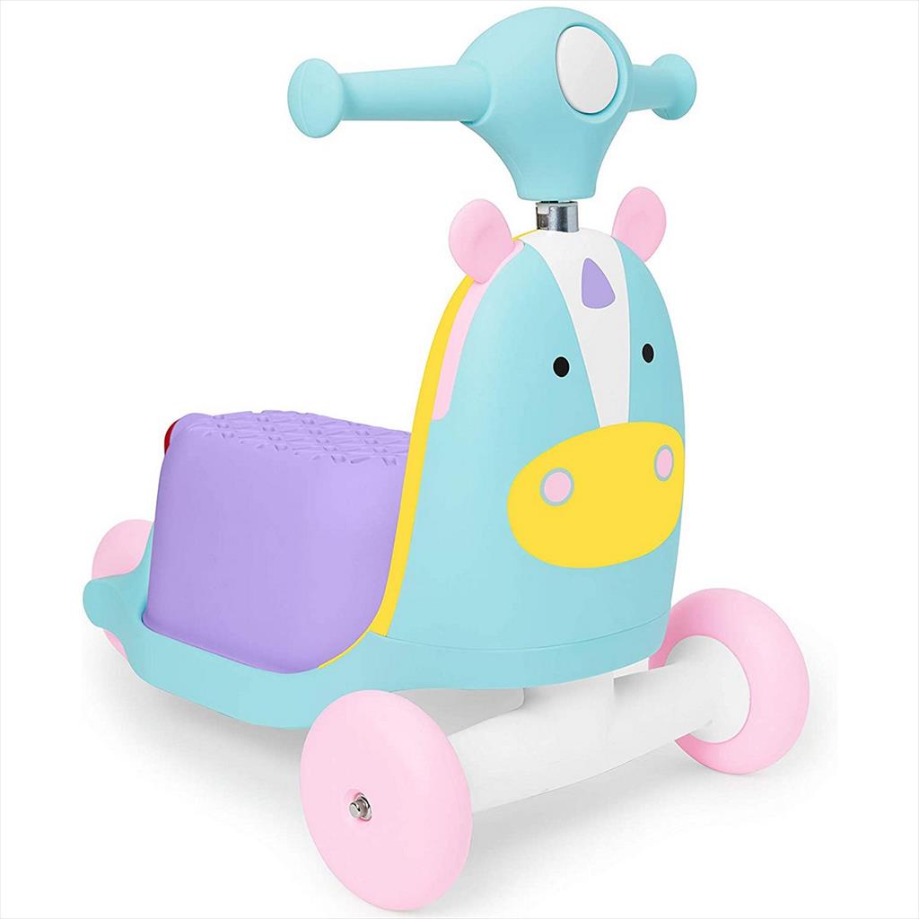 Skip Hop Zoo Ride On 3in1 822810 Unicorn Scooter Anak