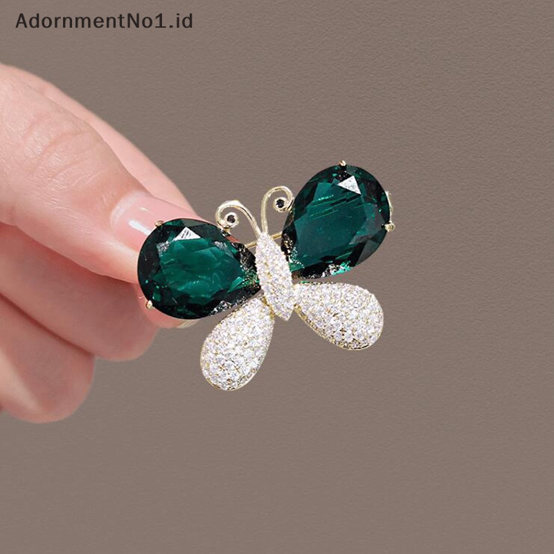 [AdornmentNo1] Bros Serangga Vintage Butterfly Brooch Pin Perhiasan Untuk Wanita Aksesoris Hadiah Aksesoris [ID]