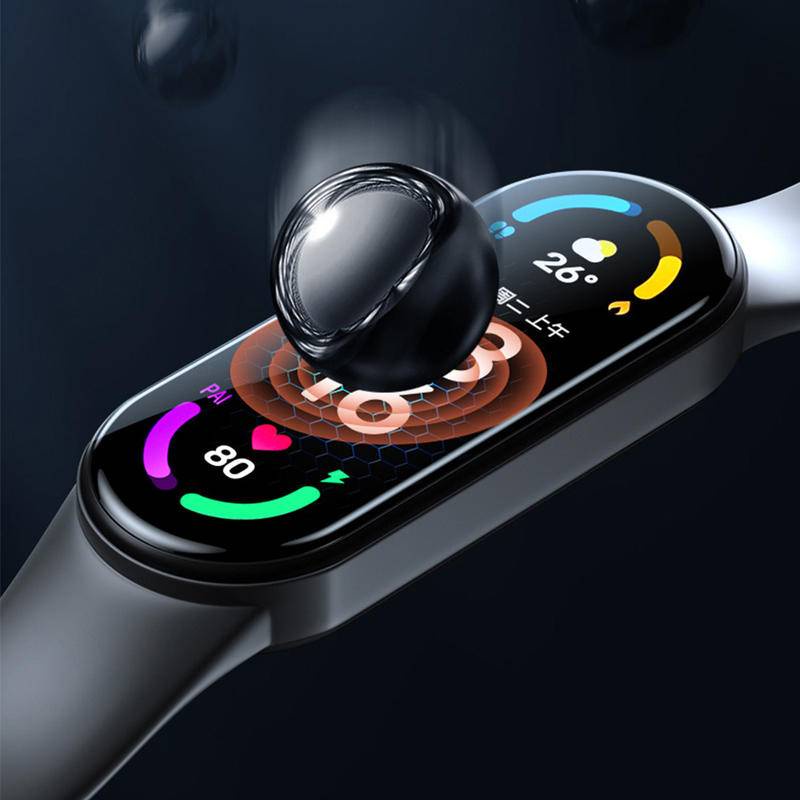 Hd Kaca film Untuk Xiaomi Mi Band8 Strap Anti blue light Pelindung Layar SmartWatch Aksesoris Untuk Xiaomi Band8 film