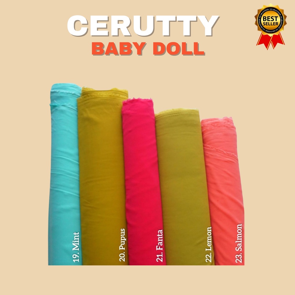 Kain Ceruty Ceruti Cerutty Cerutti Cerruti Seruty Seruti Chiffon Sifon Baby Doll Polos