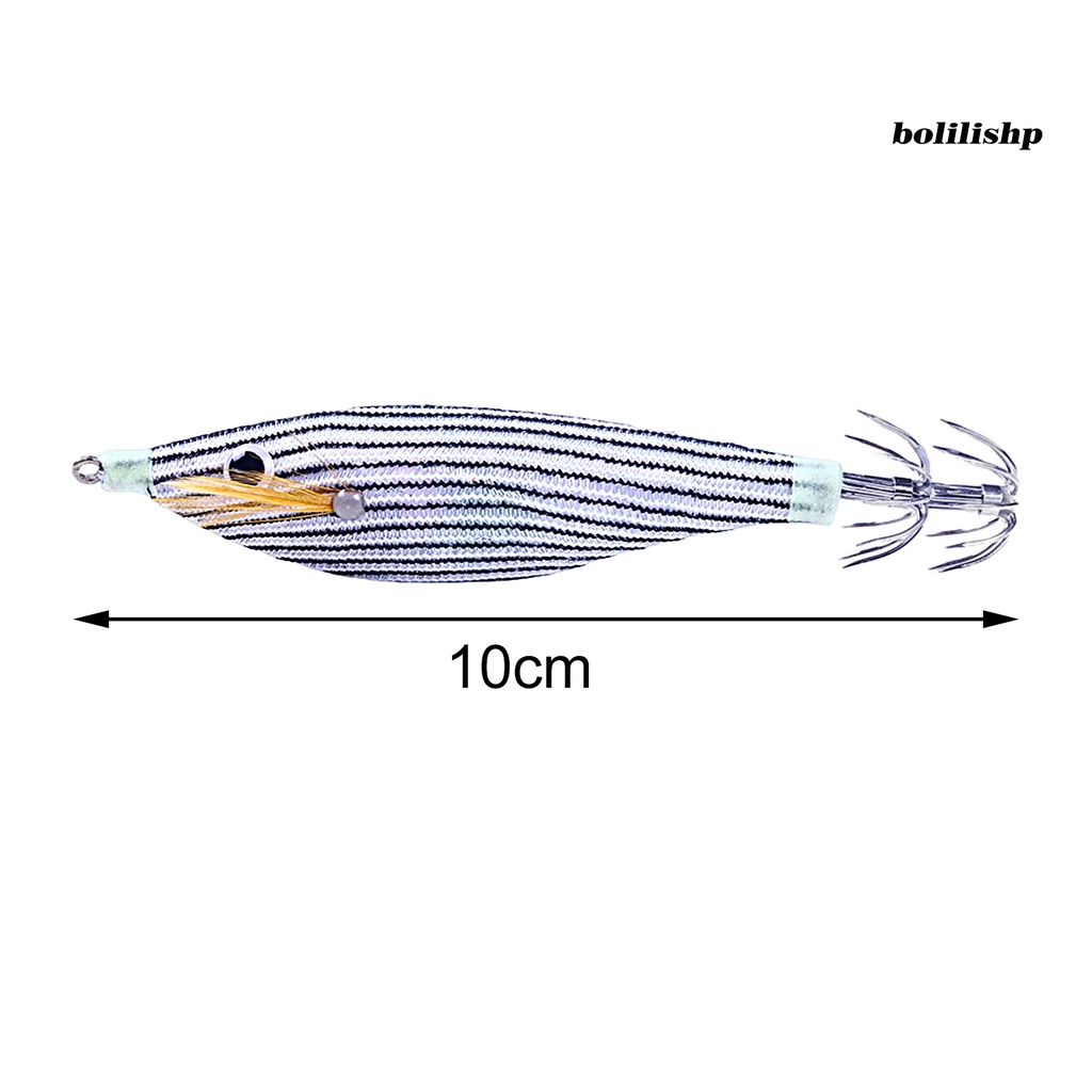 Bo-10cm/9.6g Umpan Udang Kait Tajam Realistis Desain Efisien Umpan Buatan Kayu Udang Umpan Cumi Kait Jigging Untuk Memancing Di Laut