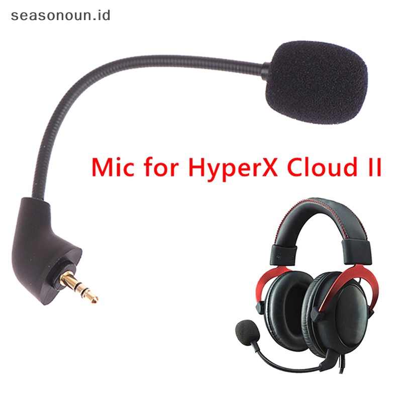 Seasonoun Mic Game Pengganti 3.5mm Microphone Untuk Kingston HyperX Cloud2Ii X Core.