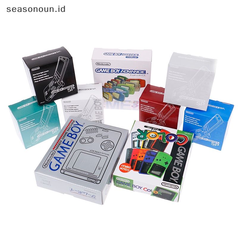 Seasonoun 1PC Untuk Konsol Game GBA/GBC/GBA SP/GB DMG New Packing Box Karton Untuk Gameboy.