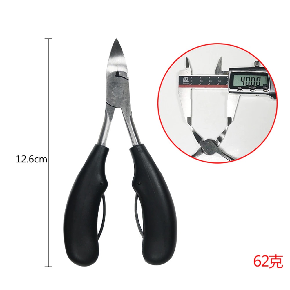 Gunting Kuku Miring Anti Cantengan Stainless Steel Jempol Kaki Toe Nail Clipper