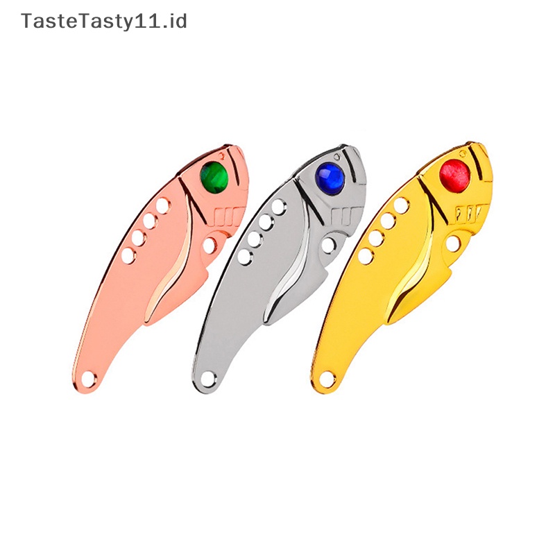 Tastetasty 3-warna Memancing golden Sequin Ikan mandarin Palsu Luya 11G Alat Pancing.