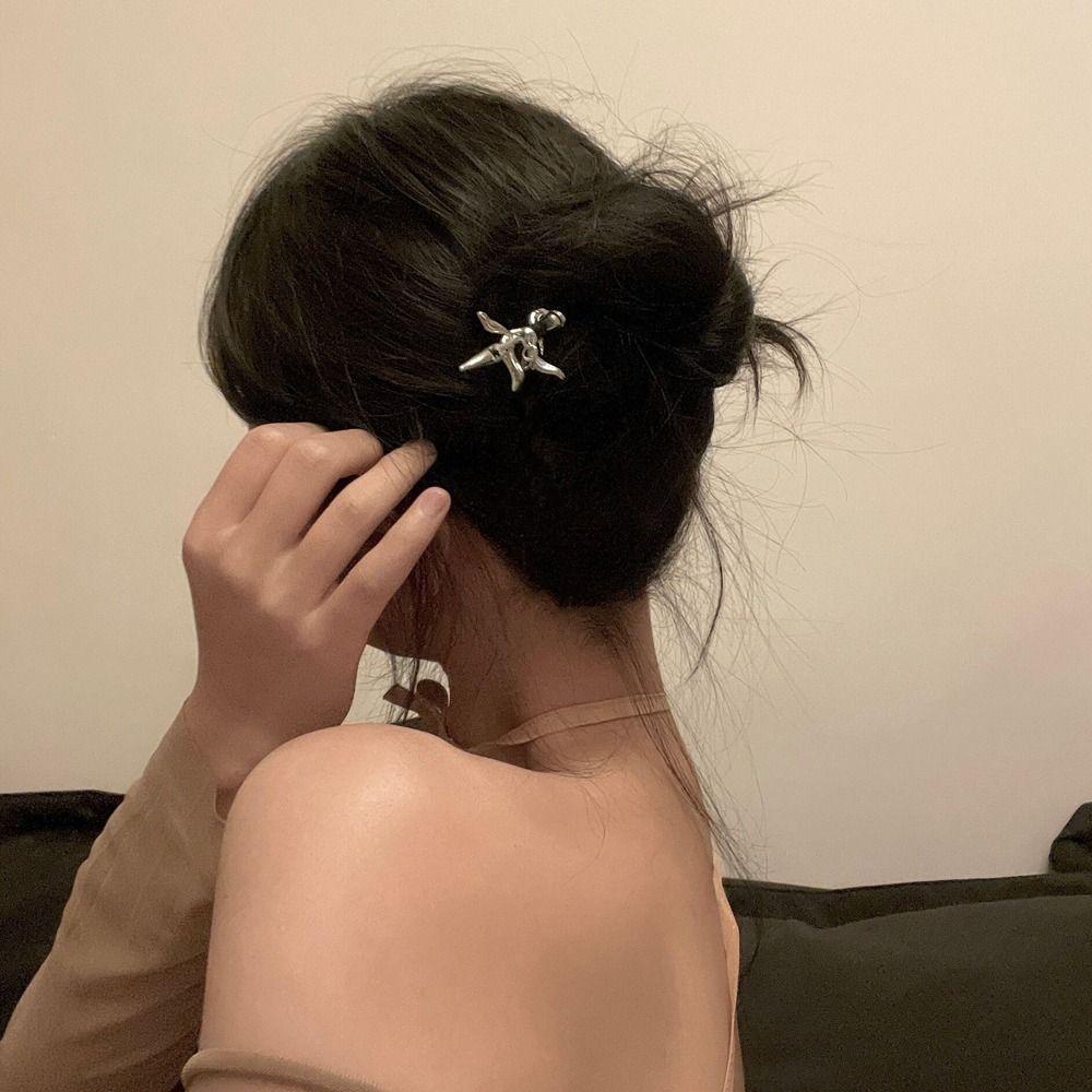 Tongkat Rambut Cabang Agustina Simple Vintage Untuk Anak Perempuan Rumbai Kepang Jepit Rambut Hairstyle Tools Chinese Hair Fork