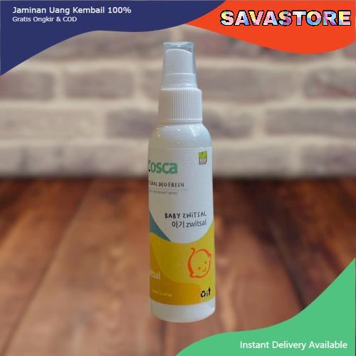 TOSCA Pemutih Ketiak Permanen TOSCA Natural Deodorant Spray 100ml deodorant tawas alami