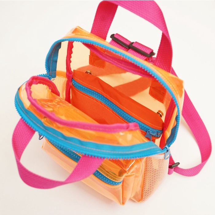 Niion Beam Backpack Transparant PVC - WHITE