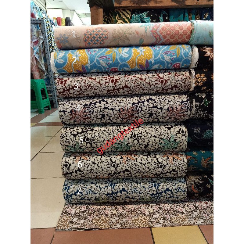 kain batik katun halus meteran/batik katun 40s/bahan batik katun murah bagus
