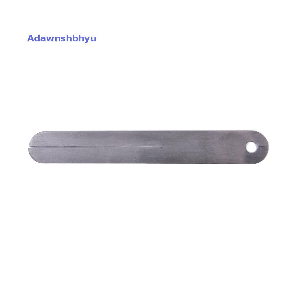 Adhyu 2pcs fret puller fretboard fingerboard fret Alat Perbaikan Pelindung Plat Baja ID