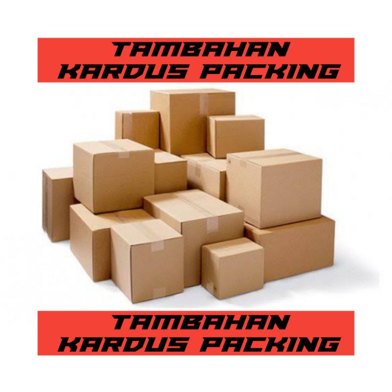 

Tambahan kardus packing kardus 2ply biar lebih aman di perjalanan