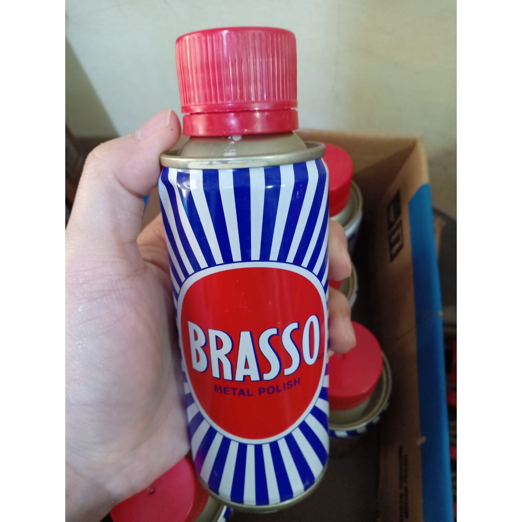 Cairan Pembersih Karat Braso Pengkilap Logam Serba Guna Brasso Metal Polish 200ml