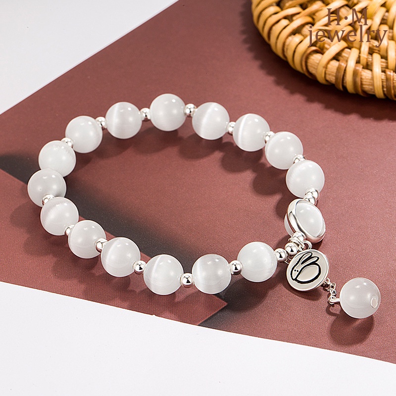 Gelang Opal Kelinci2023Gelang Kristal Bermutu Tinggi Baru Gelang Mewah Ringan