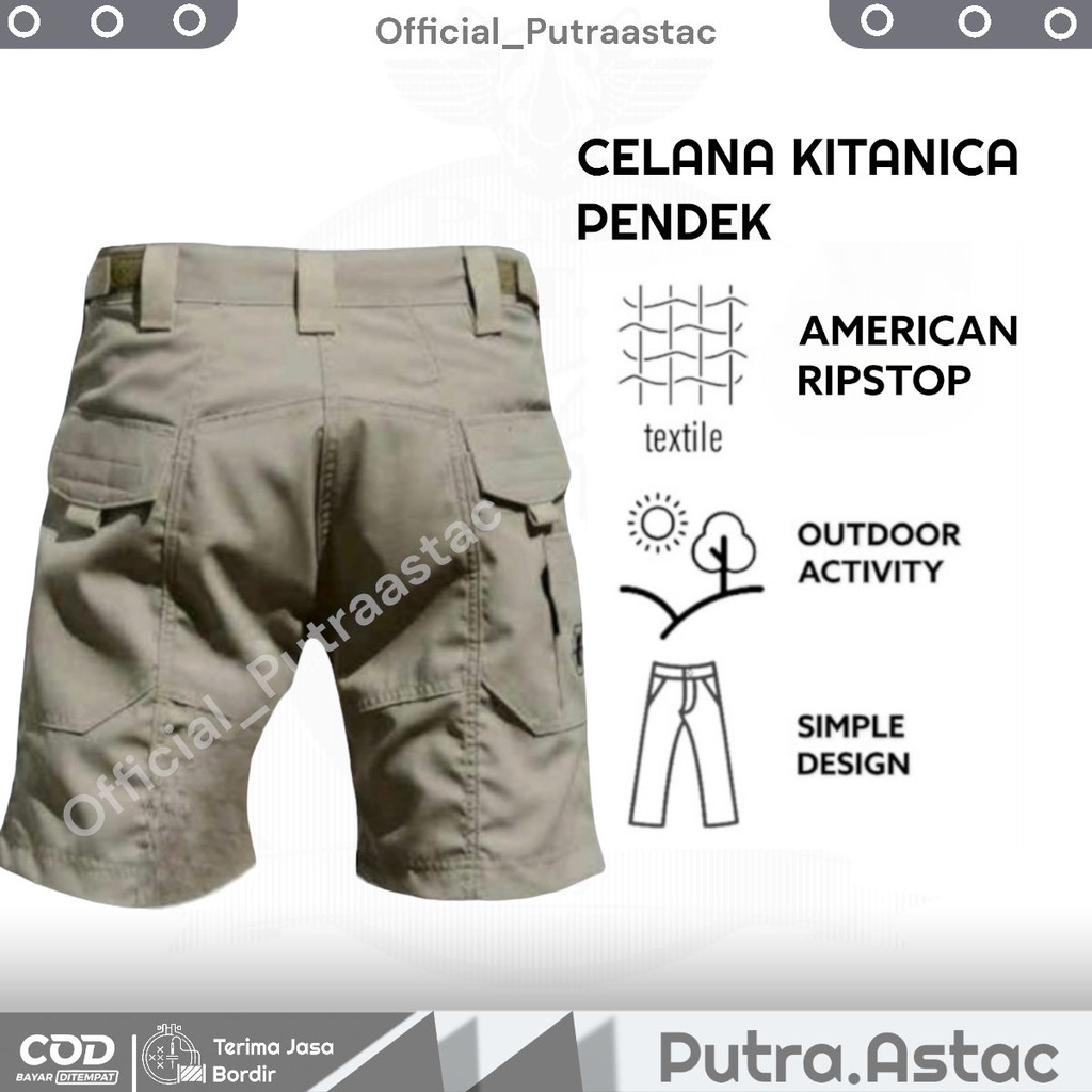 CELANA TACTICAL PENDEK - CELANA KITANICA PENDEK // CELANA TAKTIKAL // CELANA LAPANGAN // PDL