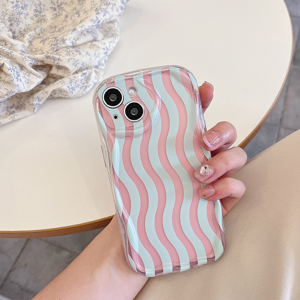 Casing IPhone Kompatibel Untuk IPhone 14 Pro Max Abstrak Garis Garis Iphone13 /13 Pro Ip12 /12 Pro Max IPhone 11x XS XR 7 8 Plus Klasik Lembut TPU Back Phone Cover