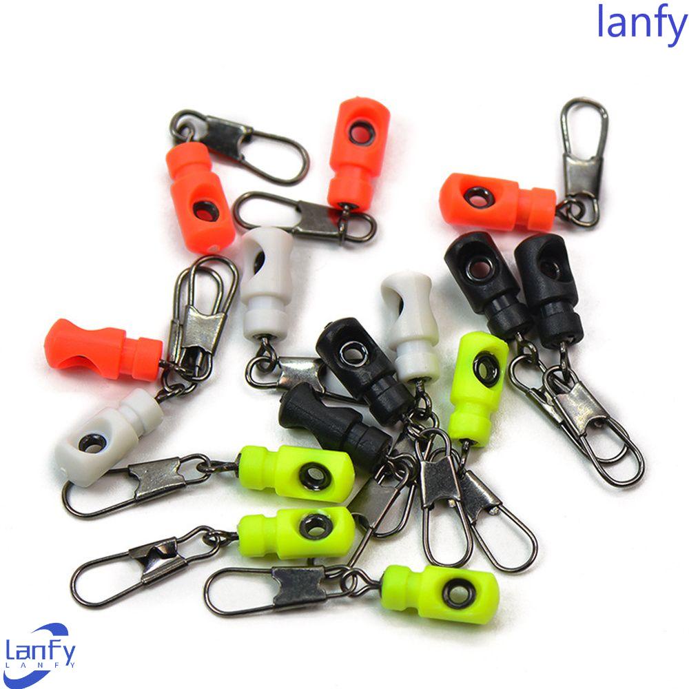 Lanfy Klip Pancing Pecinta Pancing Outdoor Memancing Berputar Perangkat Aksesoris Pelampung Gantung Plug Fish Tackle Tools Rotating Pin Konektor Pancing