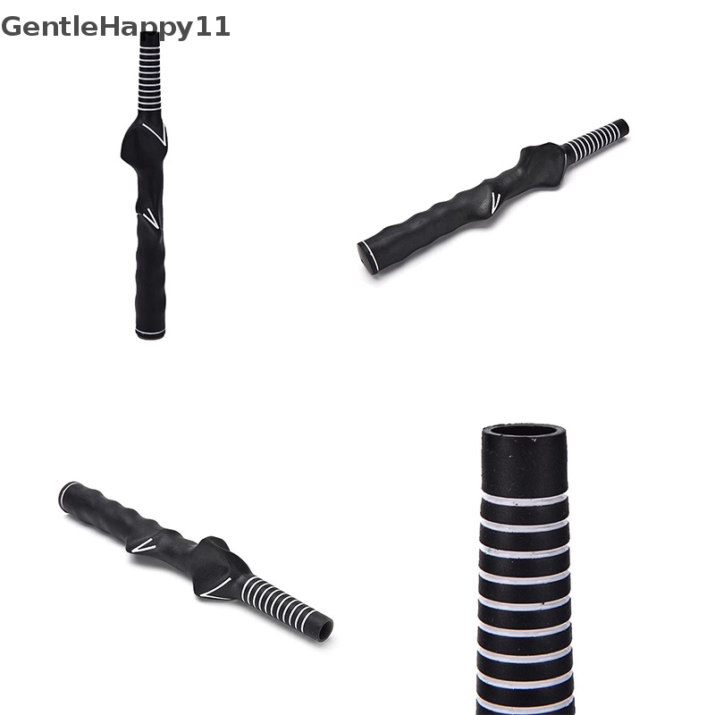 Gentlehappy Golf ball Club Swing Training Grip Alat Bantu Latihan golfers Tangan Kanan Karet id