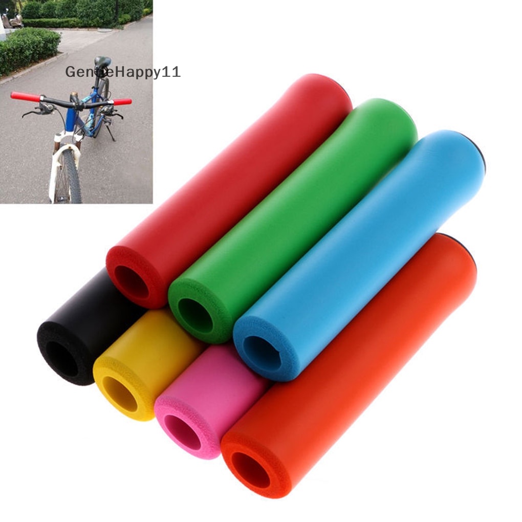 Gentlehappy 1pasang Grip Sepeda Bersepeda Silikon Outdoor MTB Mountain Bike Stang Grips id