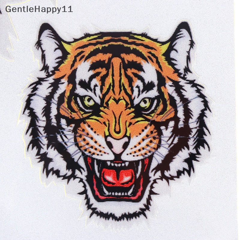 Gentlehappy 1lembar Tiga Kepala Macan Mobil Motor Vinyl Decal Auto Styling Stickers id