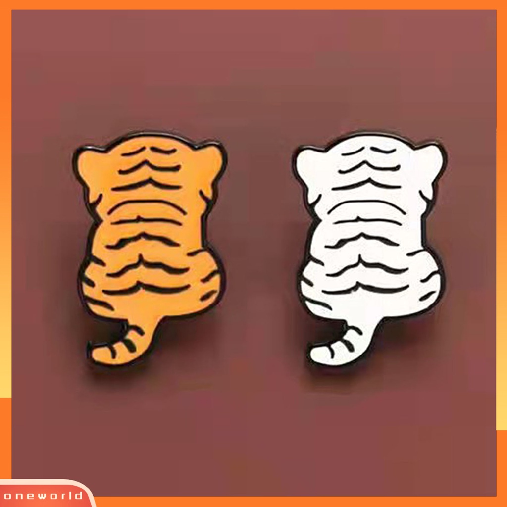 [ONE] Bros Pin Macan Belakang Tetes Minyak Pria Wanita Halus Tahan Lama Bros Baju Dekor