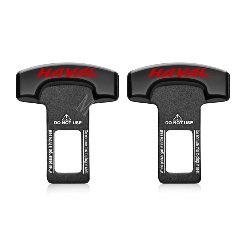 Haval 1/2Pcs Klip Gesper Sabuk Pengaman Pengaman Mobil Metal Hard Plug Alarm Stopper Menghilangkan Suara Untuk H2s H1 2022 2023 H5 H6 Jolion H2 M4 H9