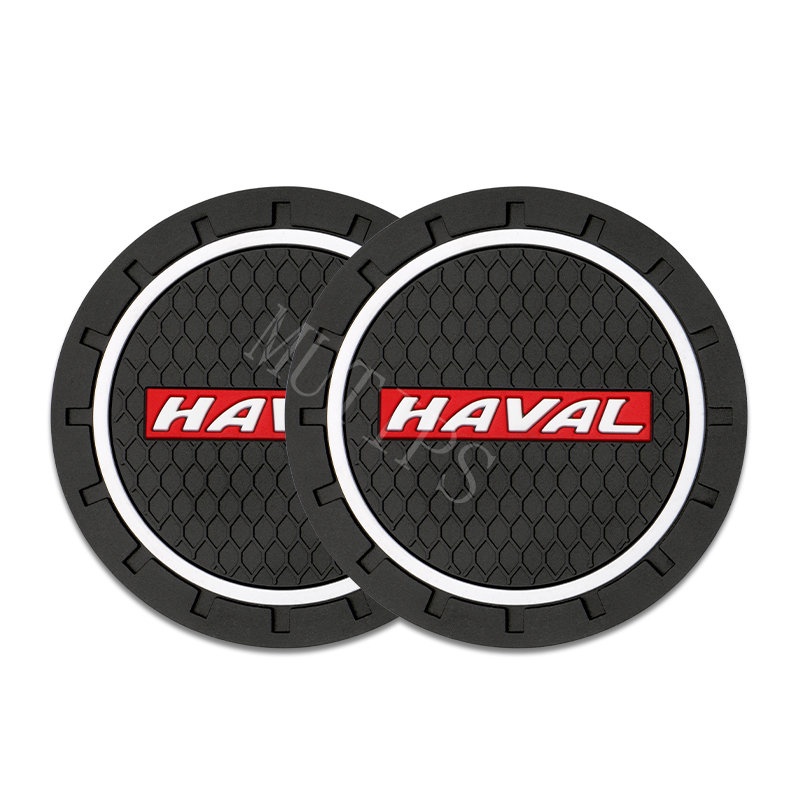 Haval 1/2Pcs Slot Cangkir Air Mobil Non Slip Mat Silicone Gel Pad Aksesoris Interior Untuk H2s H1 2022 2023 H5 M4 H9 H6 Jolion H2